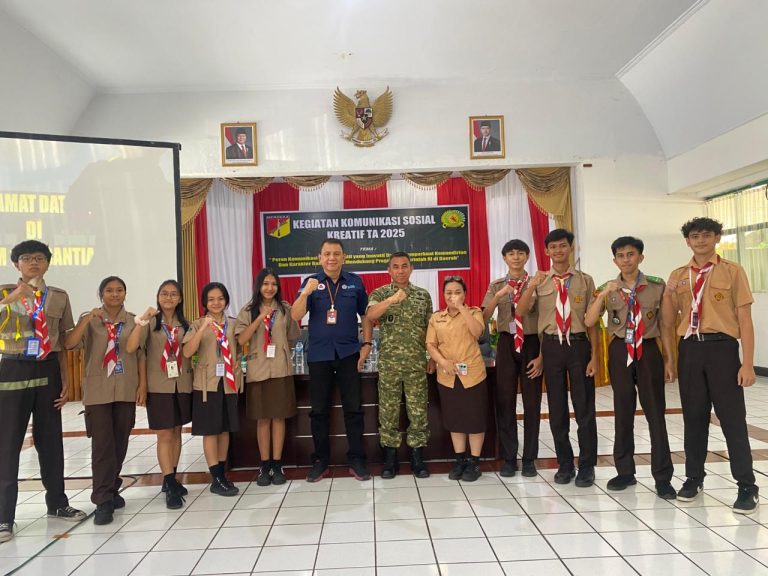 Perkuat Kemandirian Pelajar, SMK Prisma Pioneer Berpartisipasi dalam Kegiatan Komunikasi Kreatif Korem 131/Santiago